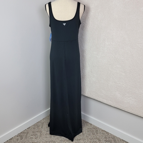 Columbia Black PFG Omni Freeze UPF 50 Outdoor Active Maxi Tank Dress Sz L NEW - Picture 3 of 15